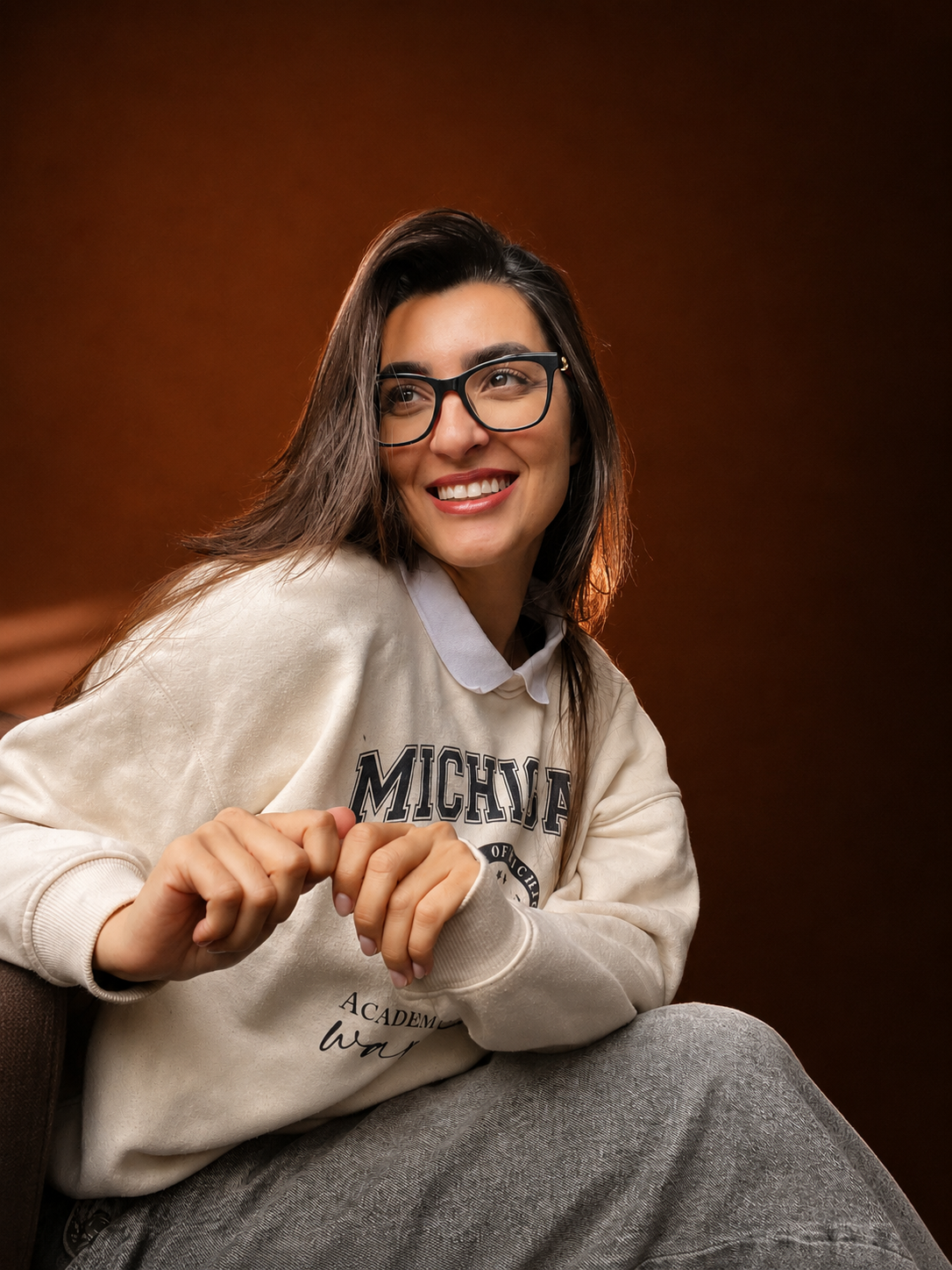 Evellyn Litke em retrato sorrindo